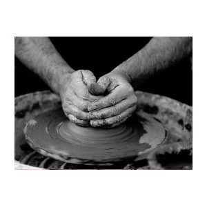 Tour de potier / disque de poterie 2,8 kg / Ø 220 mm / hauteur 50 mm